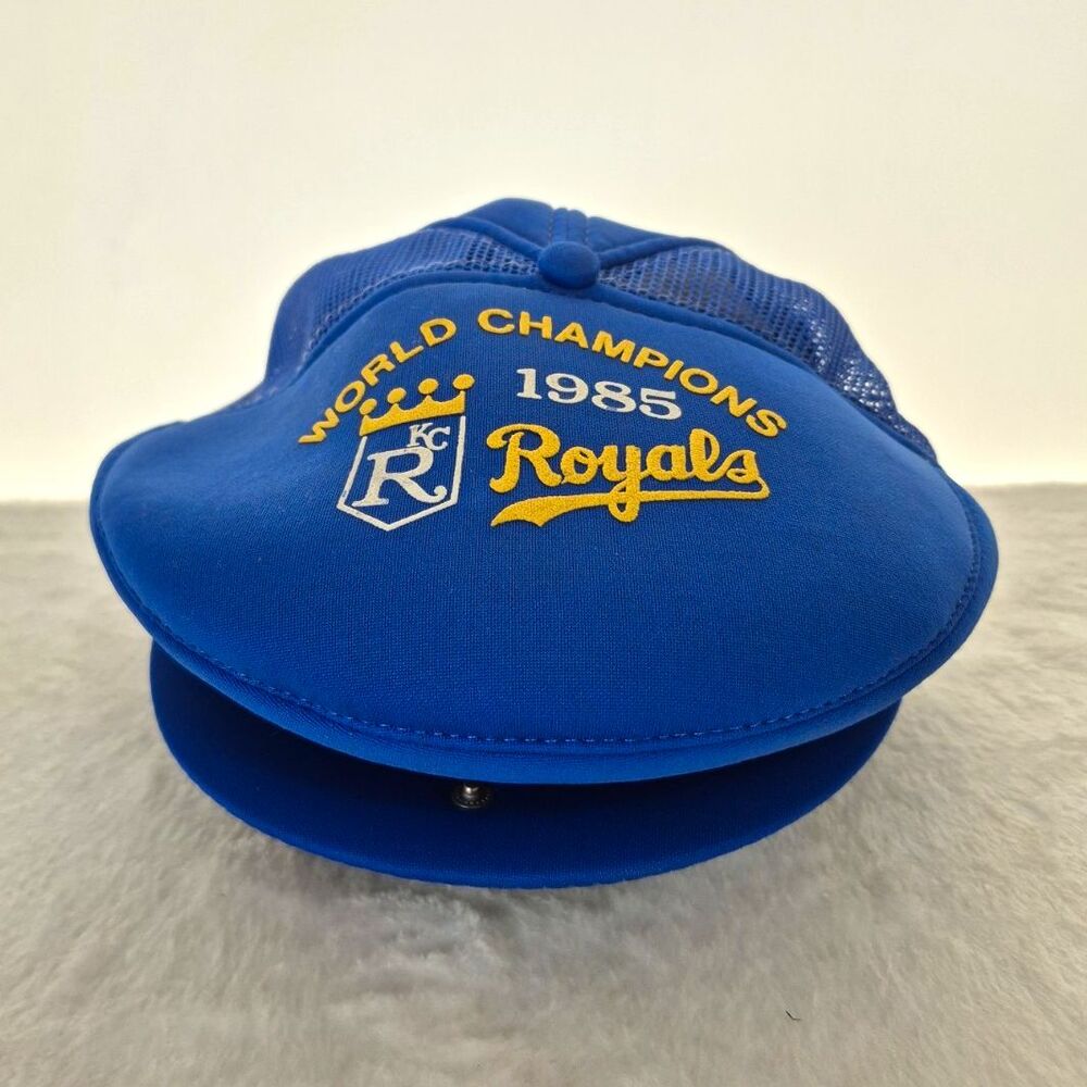 Sportcap Kansas City Royals 1985 World Series Champions Blue Mesh Snapback Hat